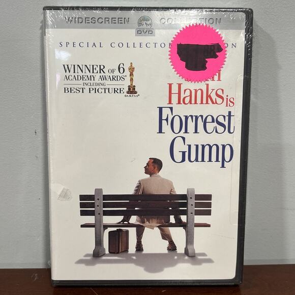 FORREST GUMP (DVD 2001 2-Disc Set, Collectors Edition) STARS TOM HANKS Brand New - Picture 1 of 7